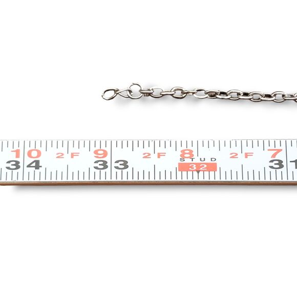 Black Cabachon Floral Pendant Silver Tone Chain Adjustable Length - Picture 8 of 9